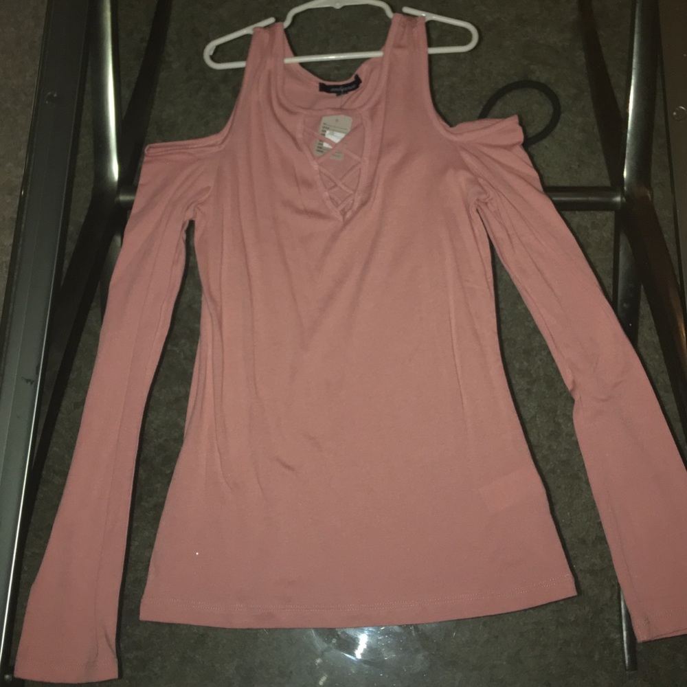 Off The Shoulder Lace Shirt